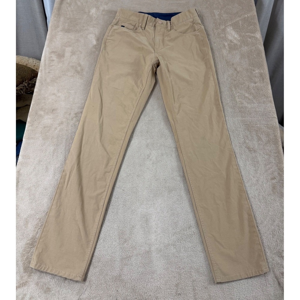 Vineyard Vines On-The-Go 5-Pocket pants Mens size 28x32 Khaki 1P001204 EUC